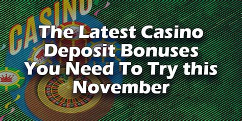 casino bonus november